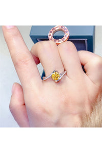 1 Carat Moissanite 925 Sterling Silver Ring
