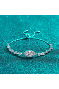 1 Carat Moissanite 925 Sterling Silver Bracelet
