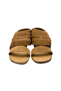Fringe Star Sandal in Tan