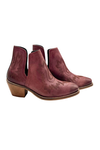 Kickin' Booties in Burgundy
