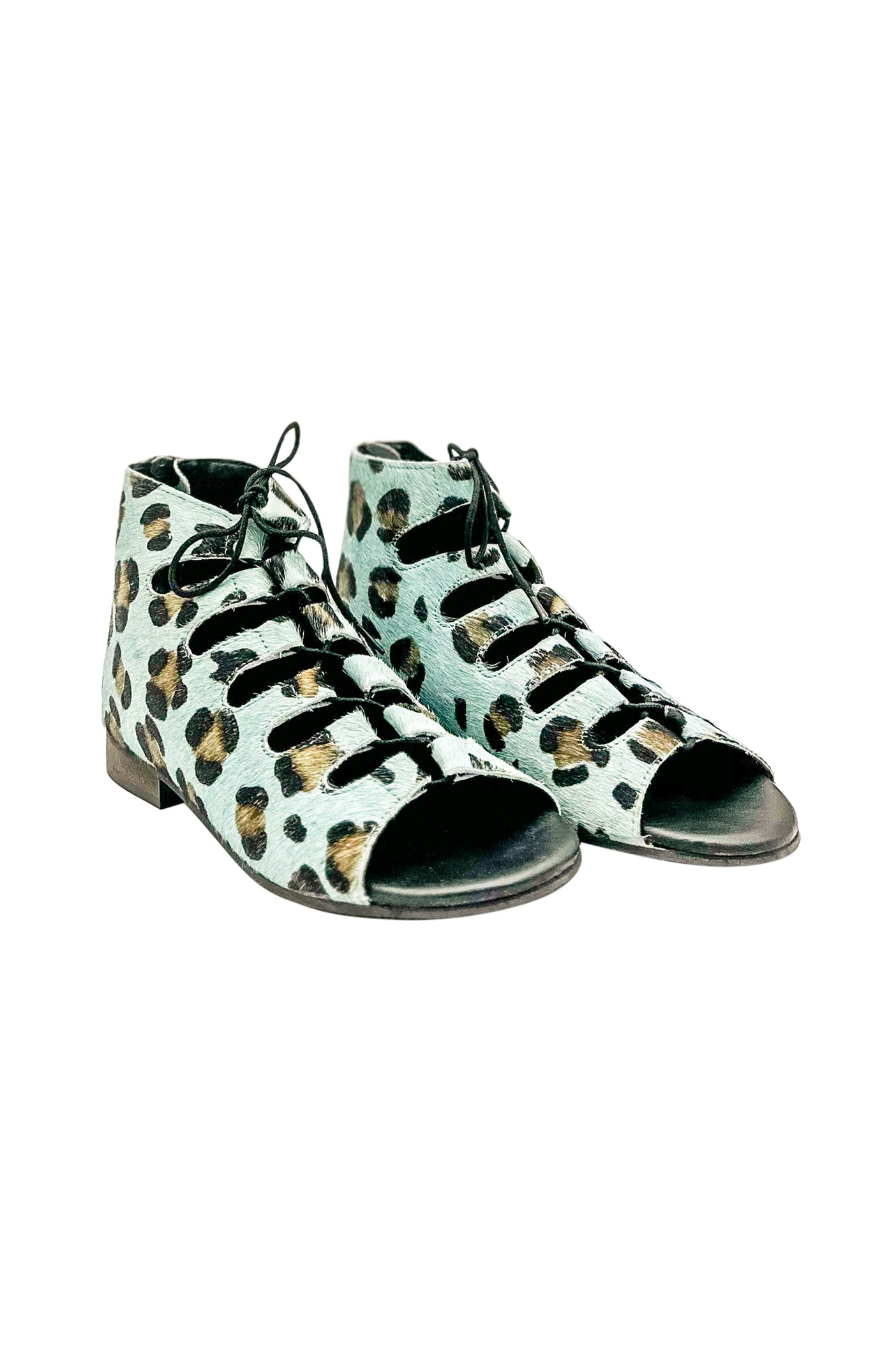 Nola Sandals in Teal