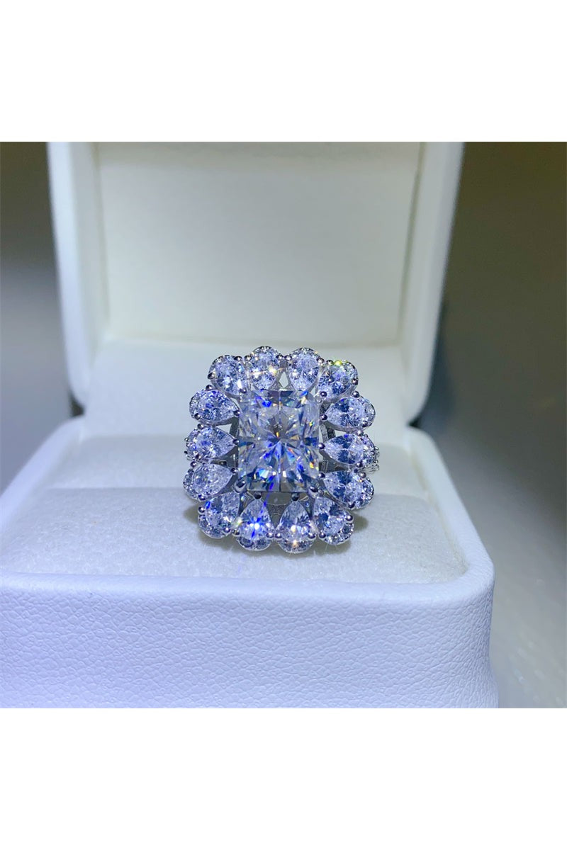 3 Carat Moissanite 925 Sterling Silver Ring