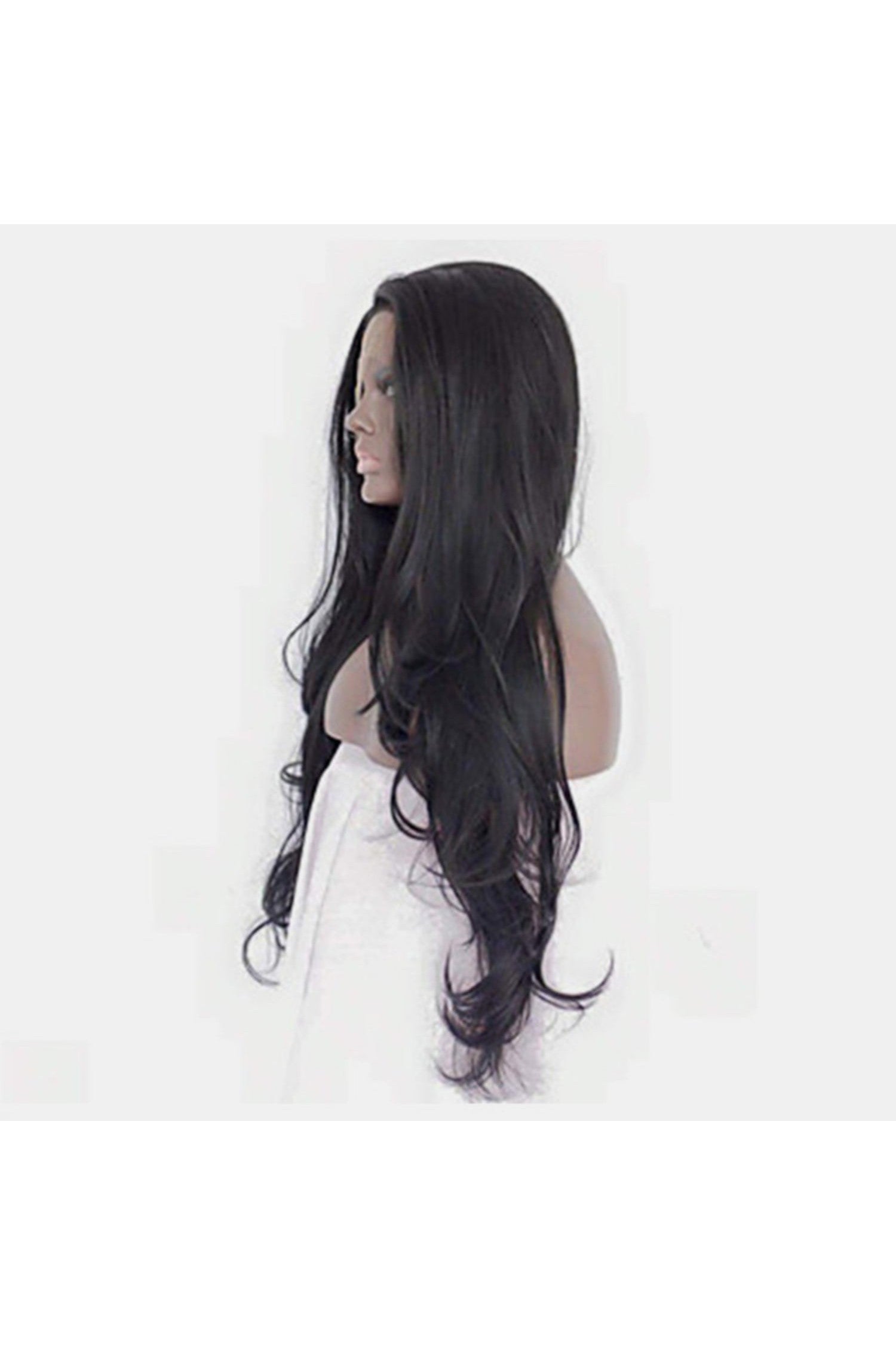 13*3" Lace Front Wigs Synthetic Long Wavy 24" 130% Density