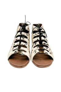 Nola Sandals in Black and White