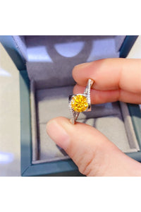 1 Carat Moissanite 925 Sterling Silver Ring