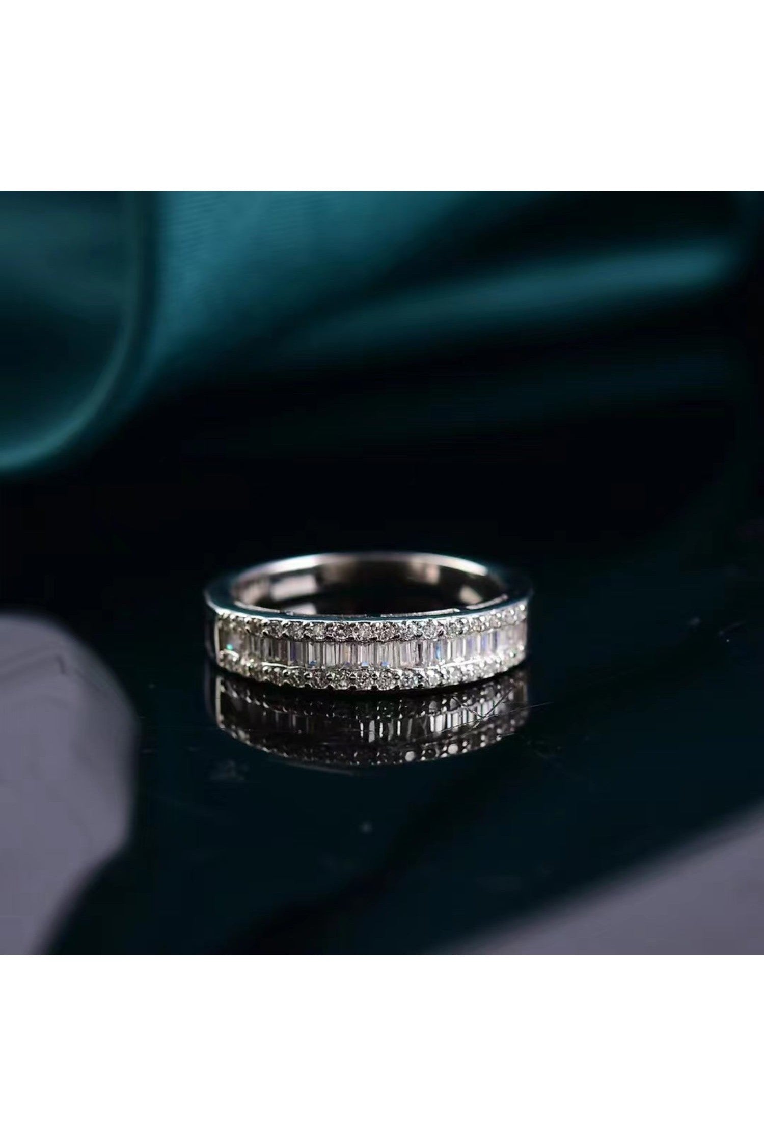 Moissanite 925 Sterling Silver Ring