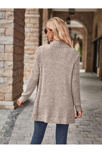 Open Front Cardigan with Pockets