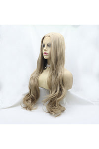 13*3" Lace Front Wigs Synthetic Long Wavy 24" 130% Density