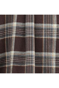 Mandy Pocketed Plaid Collared Neck Long Sleeve Shirt