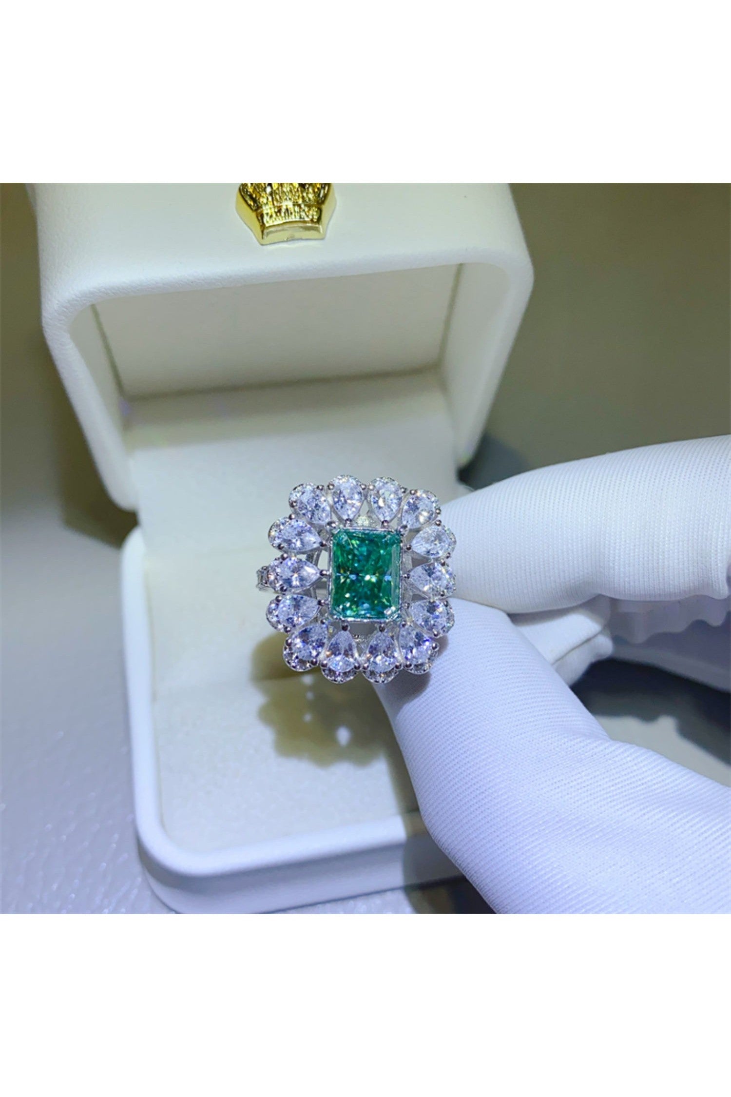 3 Carat Moissanite 925 Sterling Silver Ring
