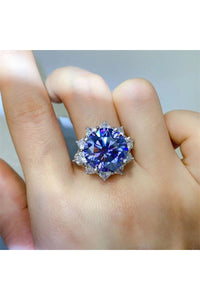 10 Carat Moissanite 925 Sterling Silver Ring