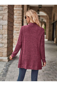 Open Front Cardigan with Pockets