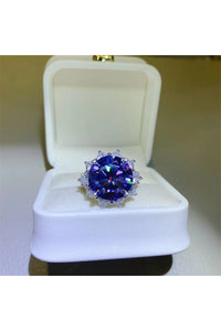 10 Carat Moissanite 925 Sterling Silver Ring