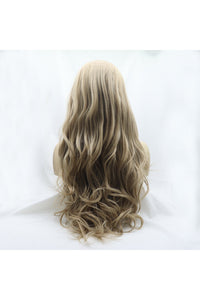 13*3" Lace Front Wigs Synthetic Long Wavy 24" 130% Density