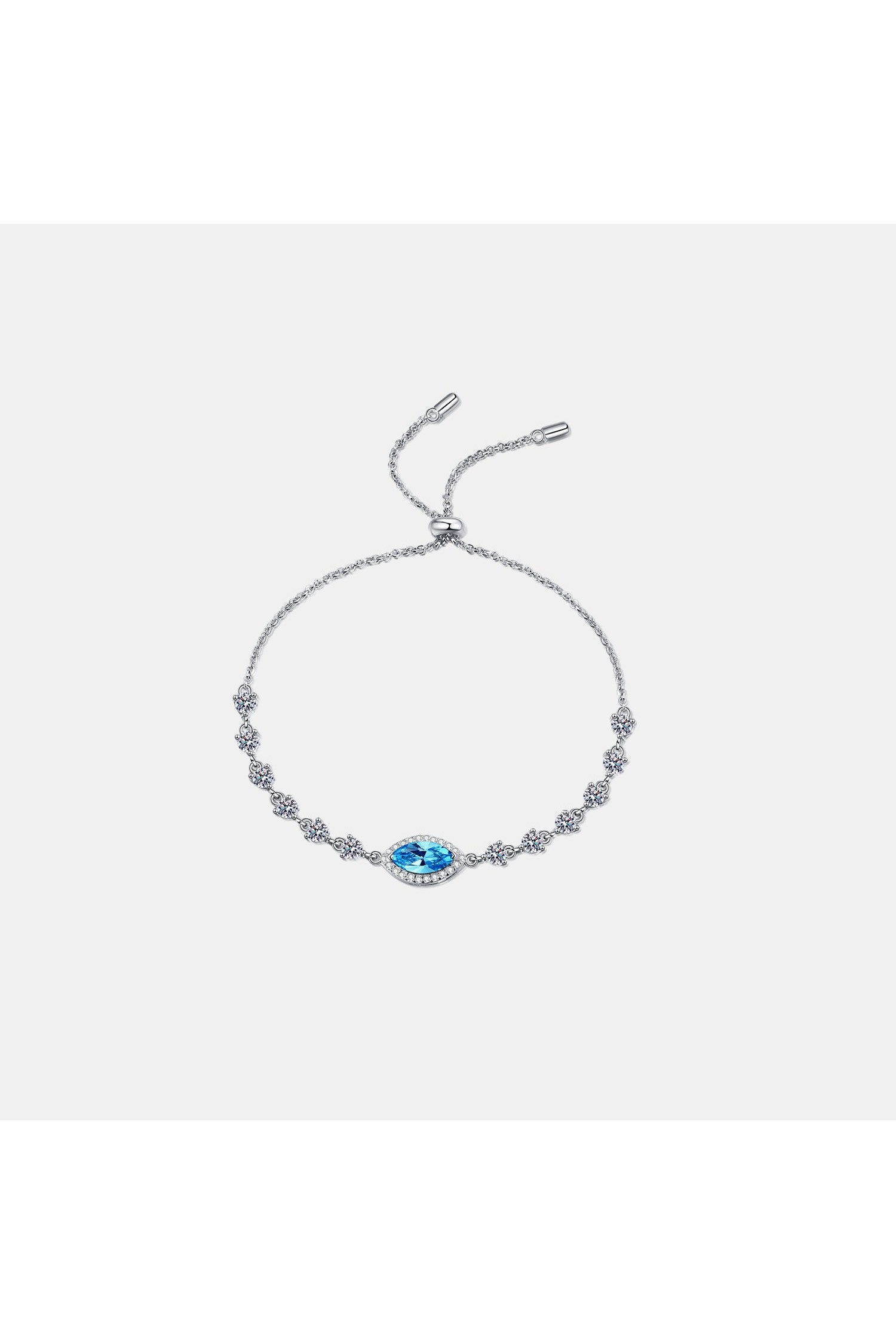 1 Carat Moissanite 925 Sterling Silver Bracelet
