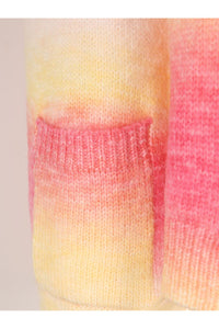 Angel Wings Full Size Pocketed Open Front Gradient Cardigan