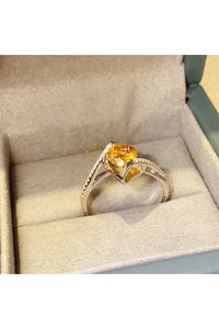 1 Carat Moissanite 925 Sterling Silver Ring