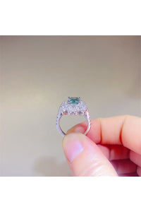 1 Carat Moissanite 925 Sterling Silver Ring