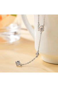 1.5 Carat Moissanite 925 Sterling Silver Necklace