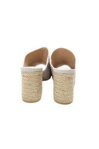 Helena Heeled Sandal in Ice Suede