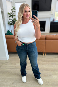 Muriel Mid Rise Control Classic Straight Jeans