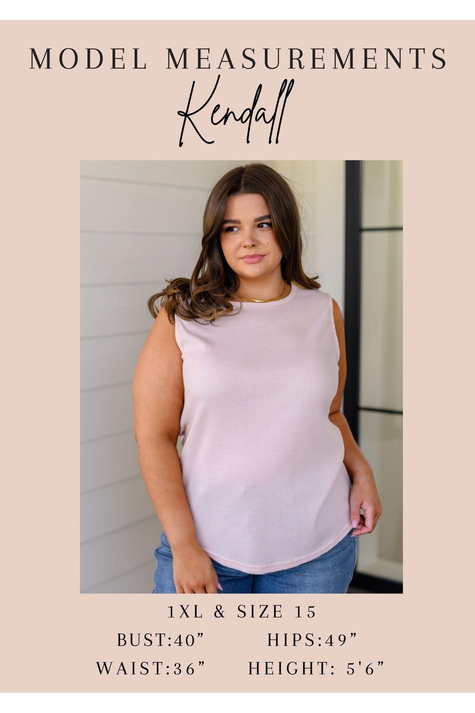 Fundamentals Ribbed Seamless Reversible Tank in Peach