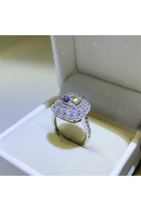 2 Carat Moissanite 925 Sterling Silver Ring