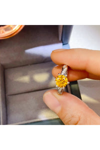 2 Carat Moissanite 925 Sterling Silver Ring