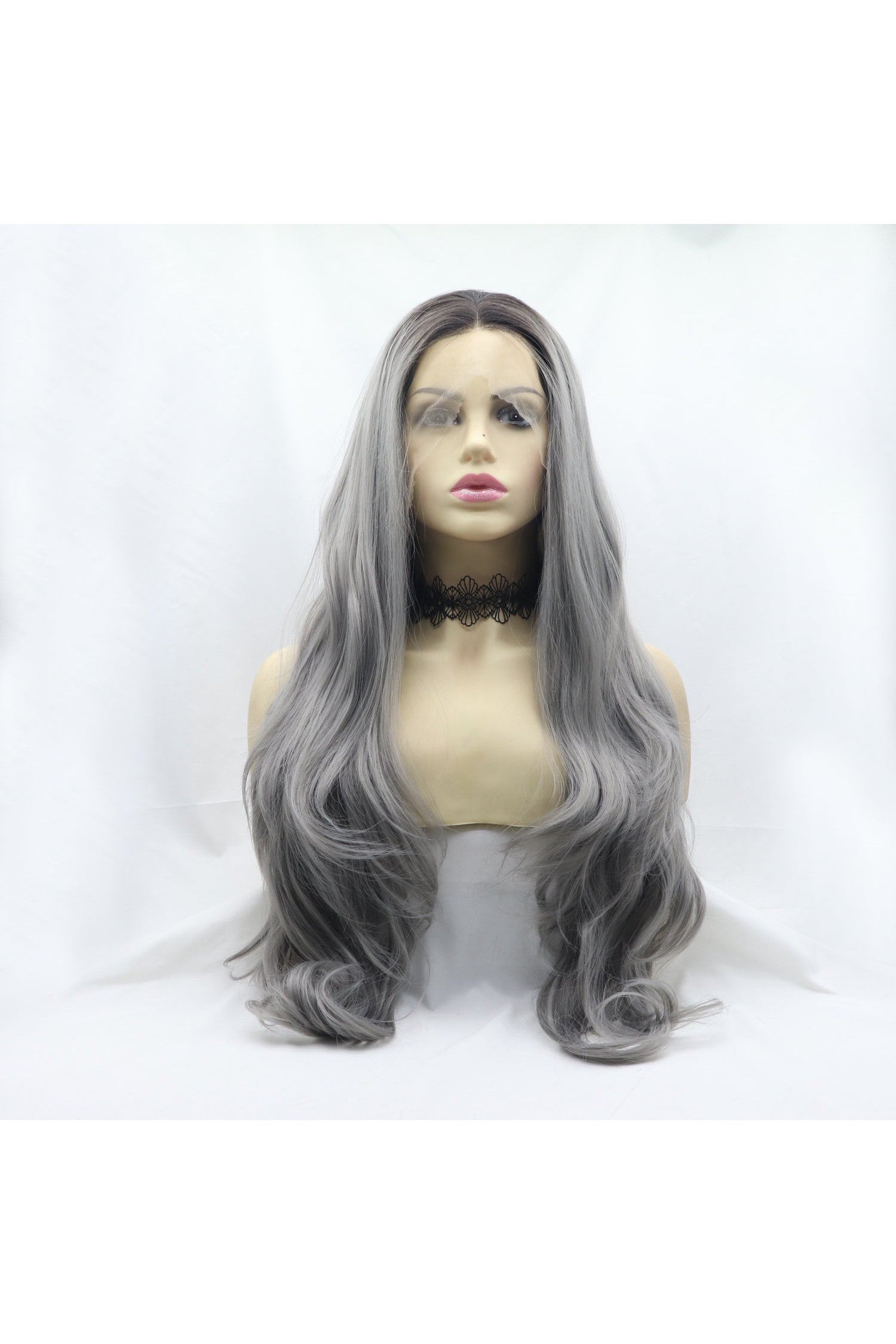 13*3" Lace Front Wigs Synthetic Long Wavy 24" 130% Density