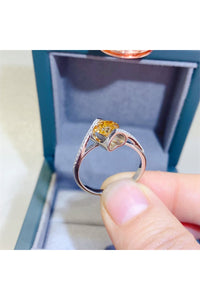 1 Carat Moissanite 925 Sterling Silver Ring