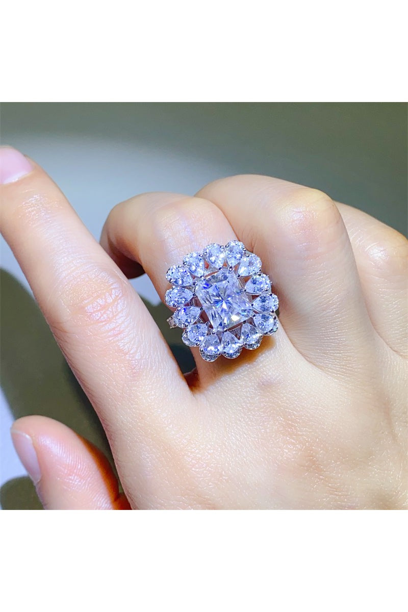 3 Carat Moissanite 925 Sterling Silver Ring