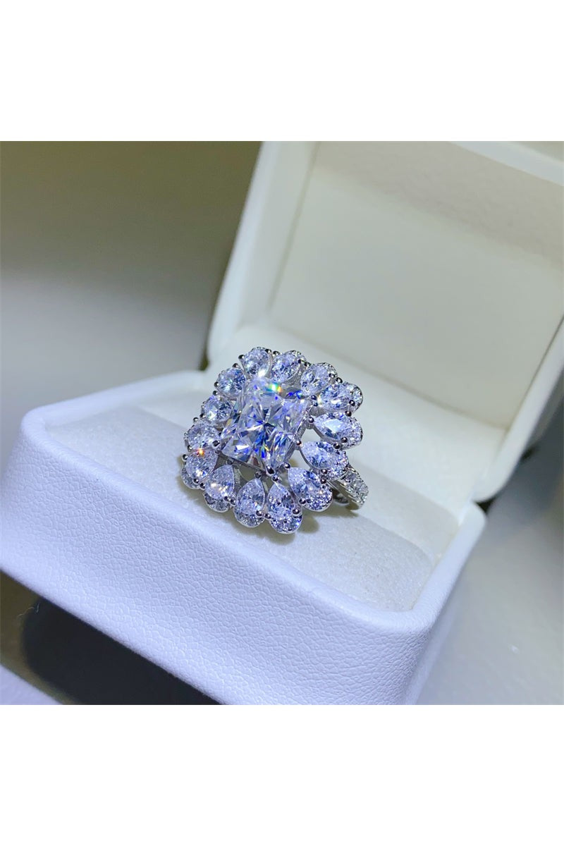3 Carat Moissanite 925 Sterling Silver Ring