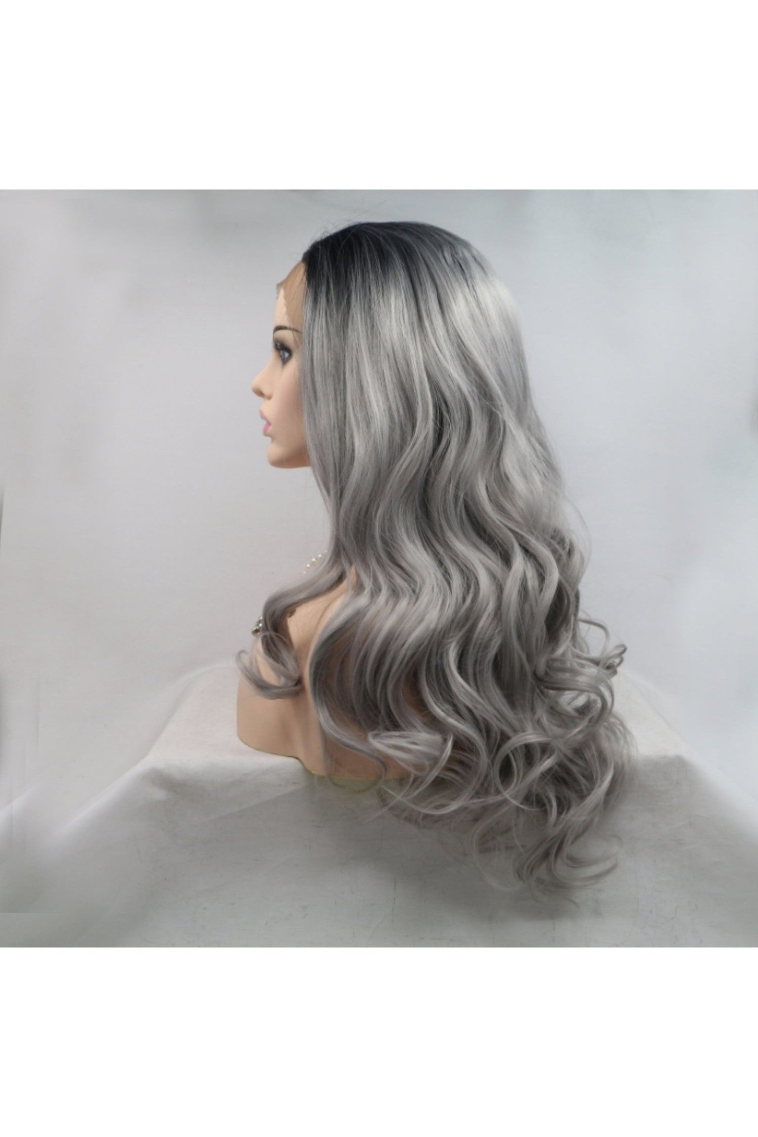 13*3" Lace Front Wigs Synthetic Long Wavy 24" 130% Density