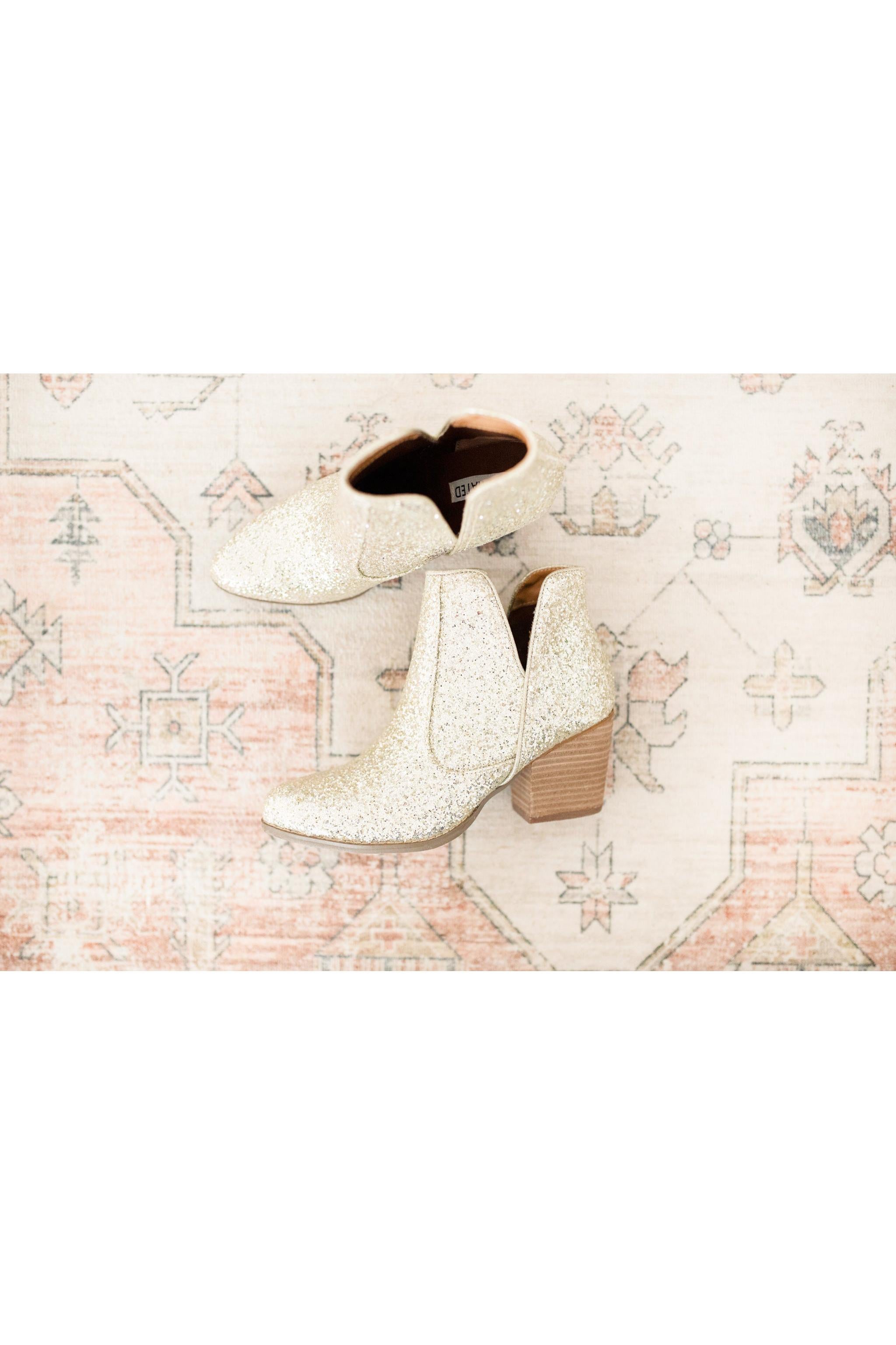 Fiera Booties in Gold