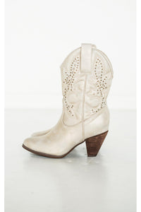 Houston Western Boots in Champagne