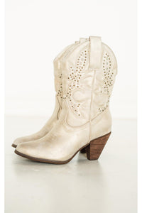 Houston Western Boots in Champagne
