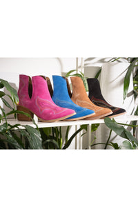 Journee Ankle Boots in Blue