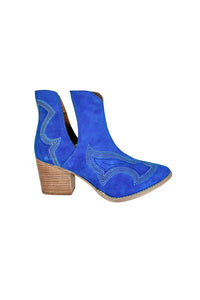 Journee Ankle Boots in Blue