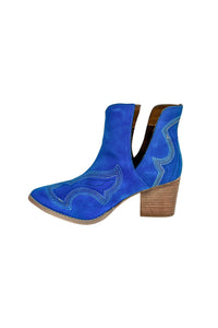 Journee Ankle Boots in Blue