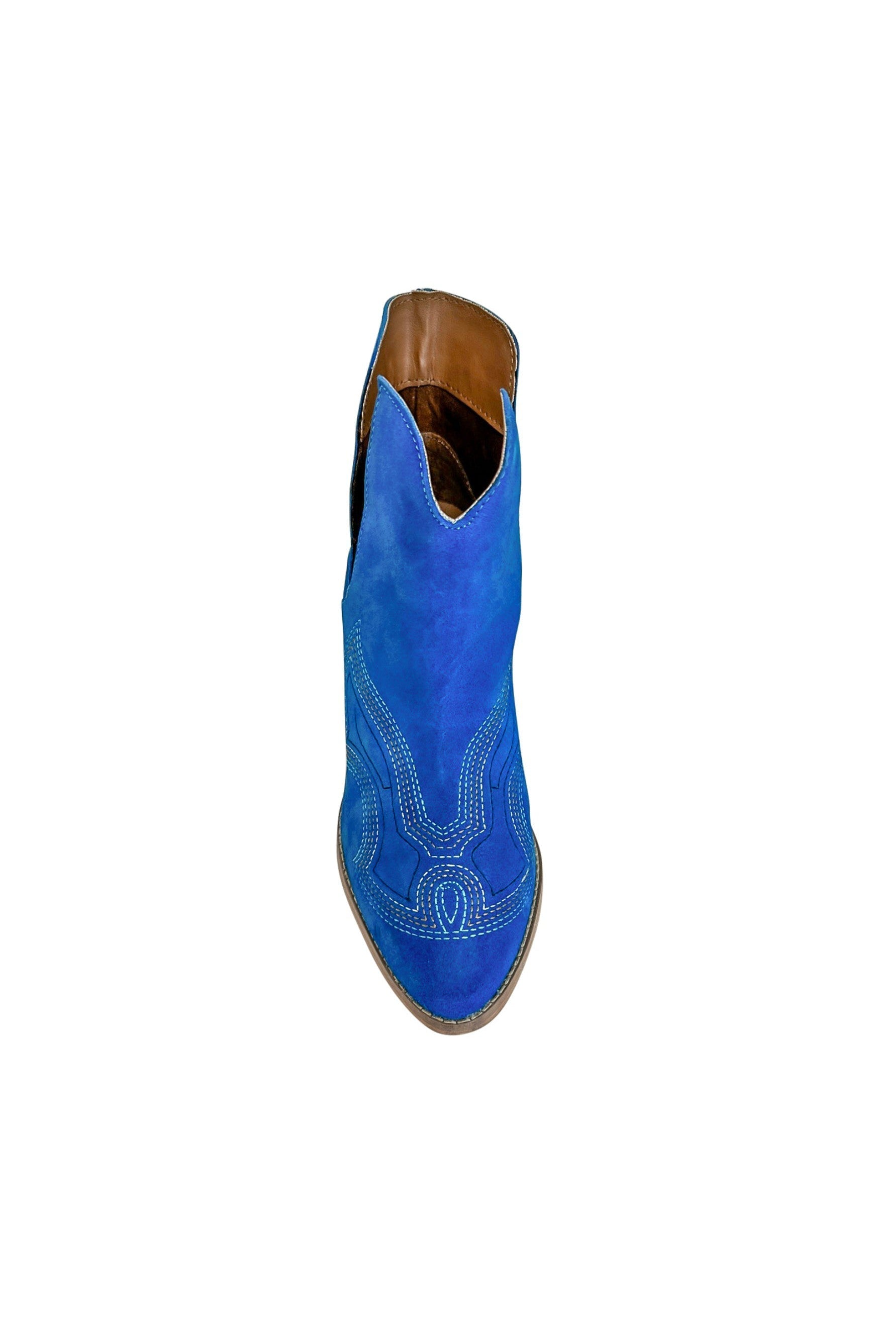 Journee Ankle Boots in Blue