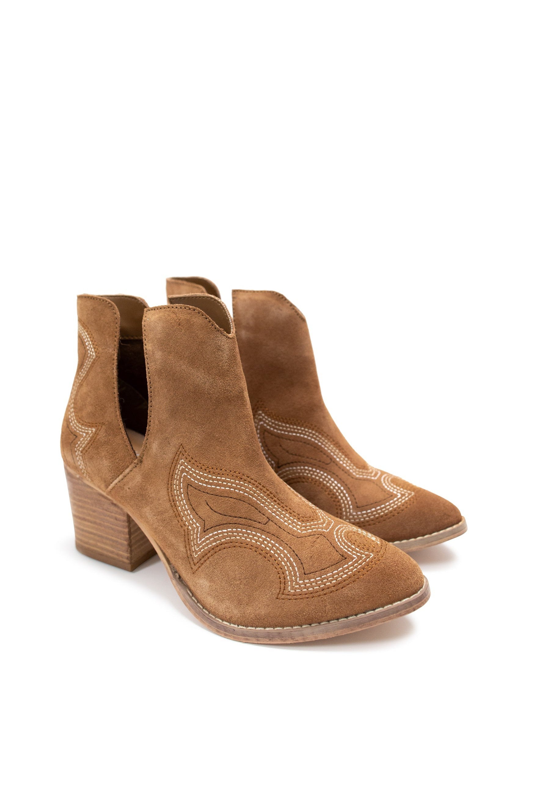 Journee Ankle Boots in Tan