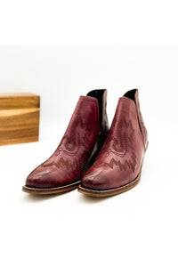 Kickin' Booties in Burgundy