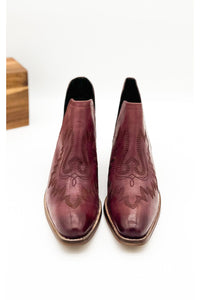 Kickin' Booties in Burgundy