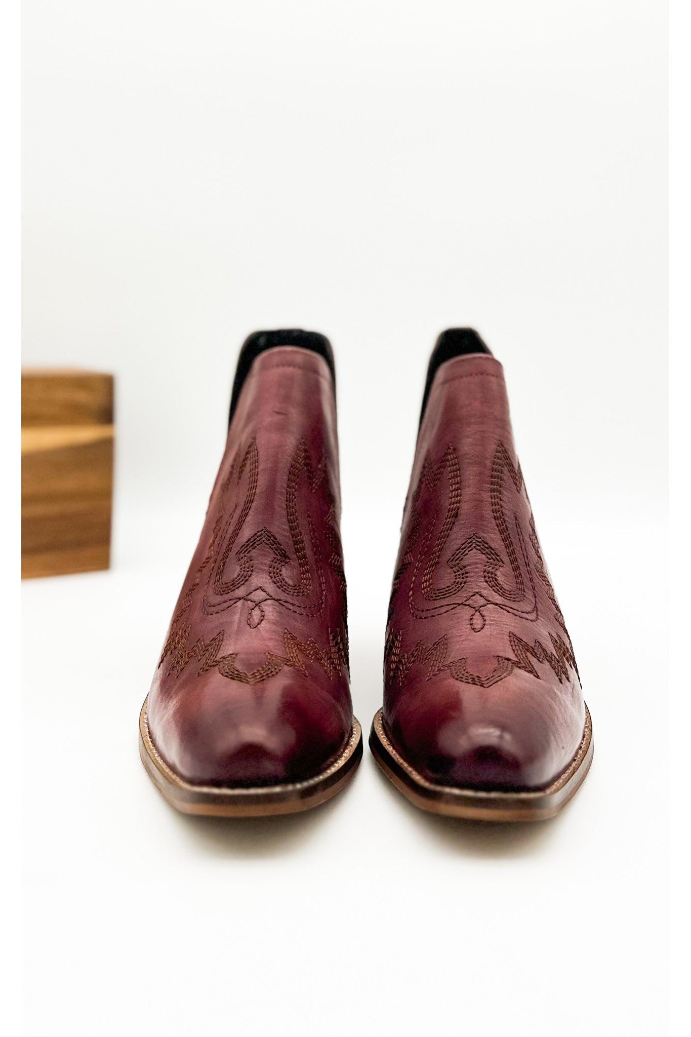 Kickin' Booties in Burgundy