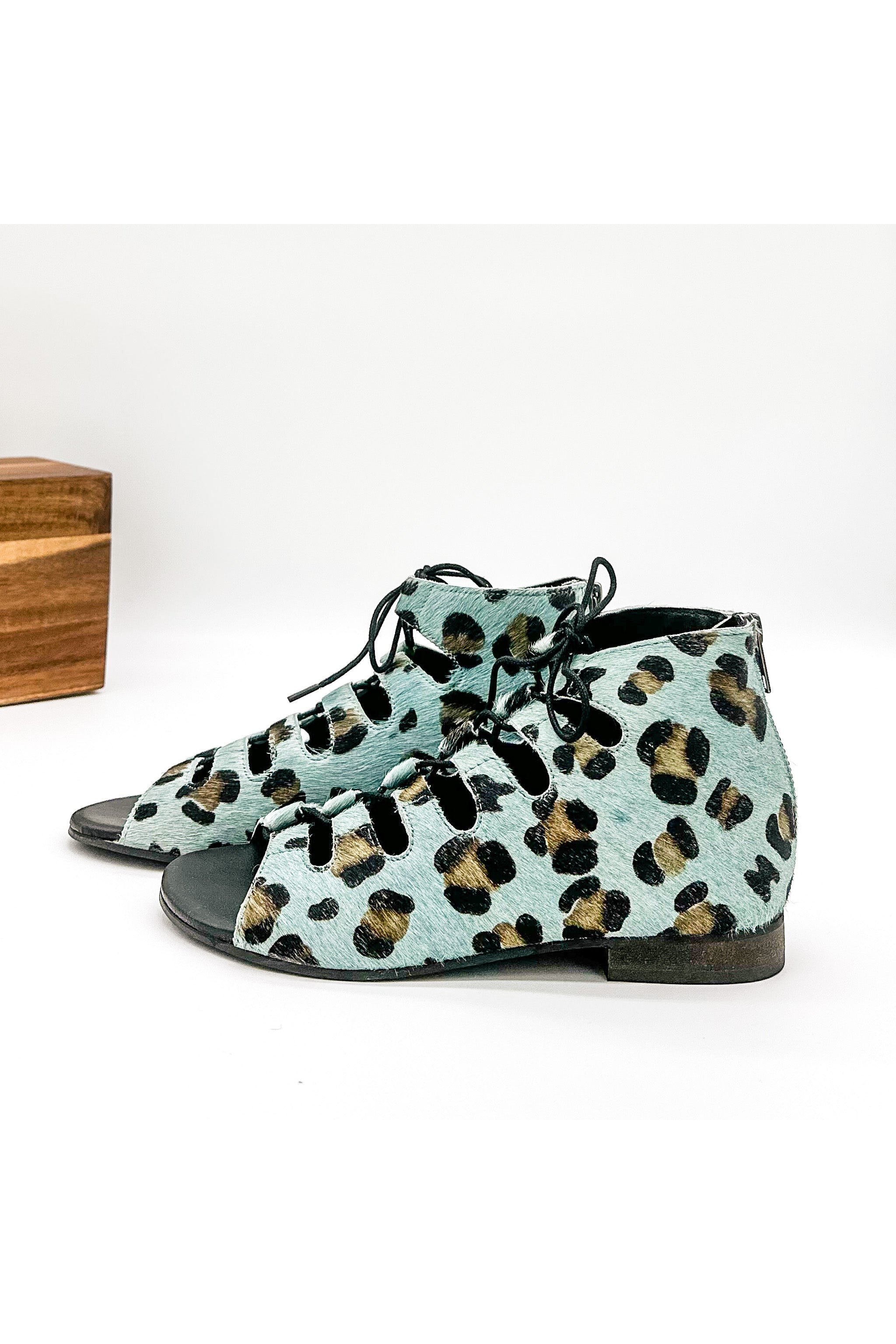 Nola Sandals in Teal