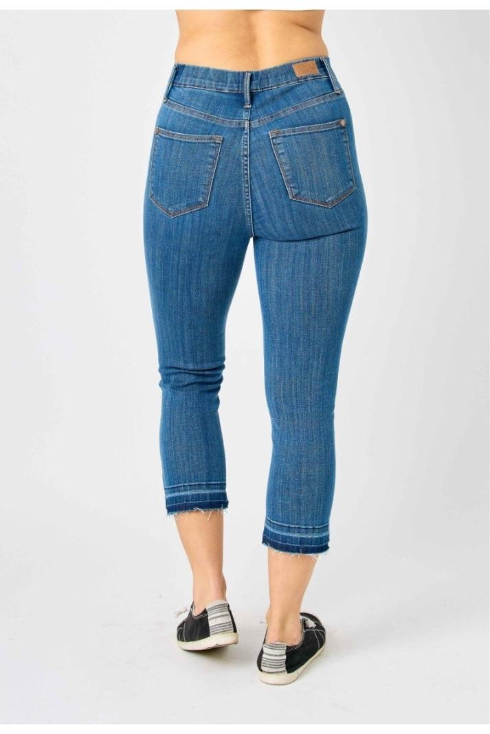 *EARLY RELEASE* High Waist Pull On Capri Jeans