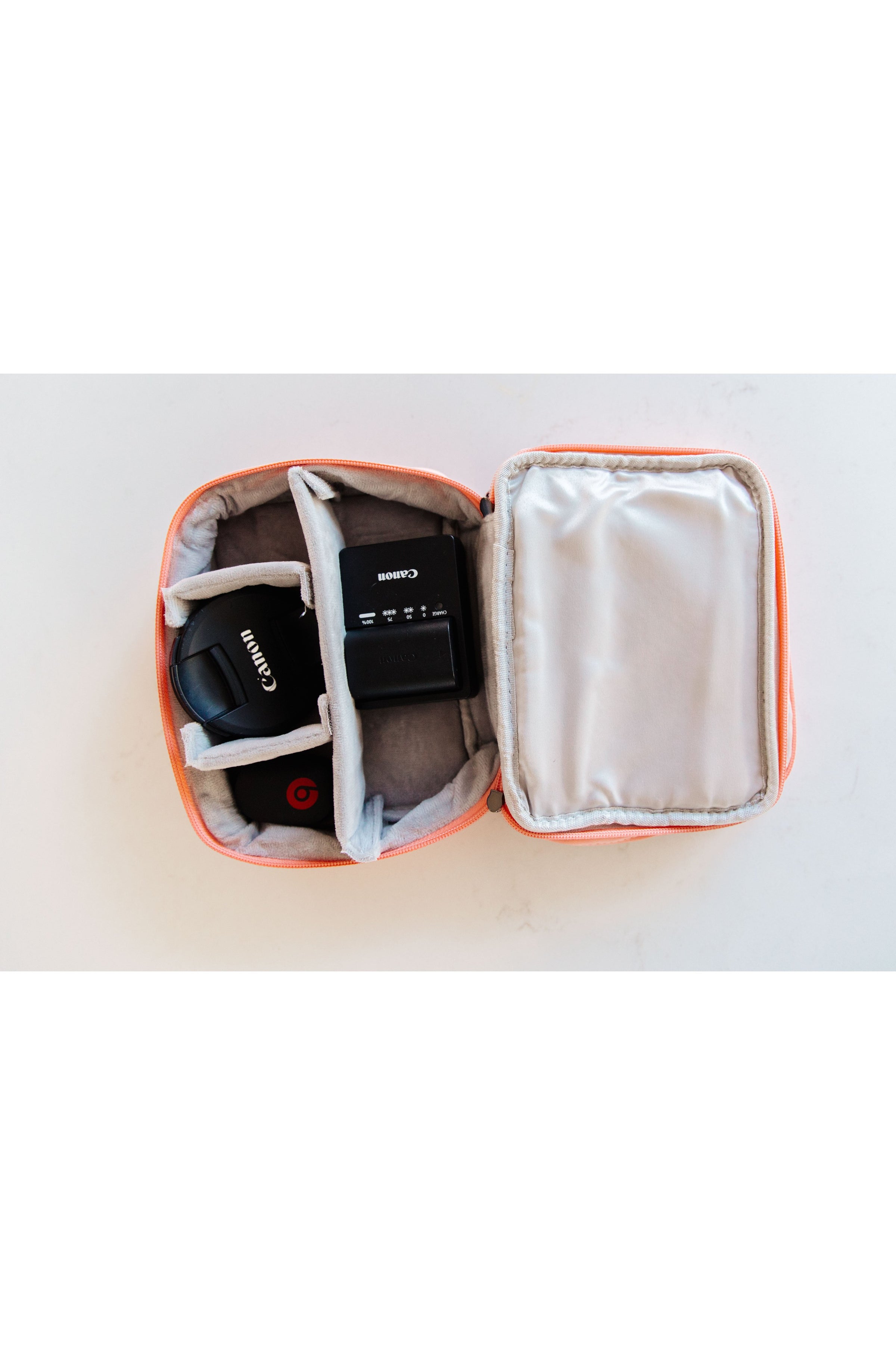 Travel Cord Organizer Case in Pink