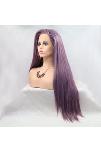 13*3" Lace Front Wigs Synthetic Long Straight 24" 130% Density