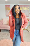 Zenana Hooded Sweater Cardigan