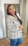 Sherpa Lined Plaid Jacket